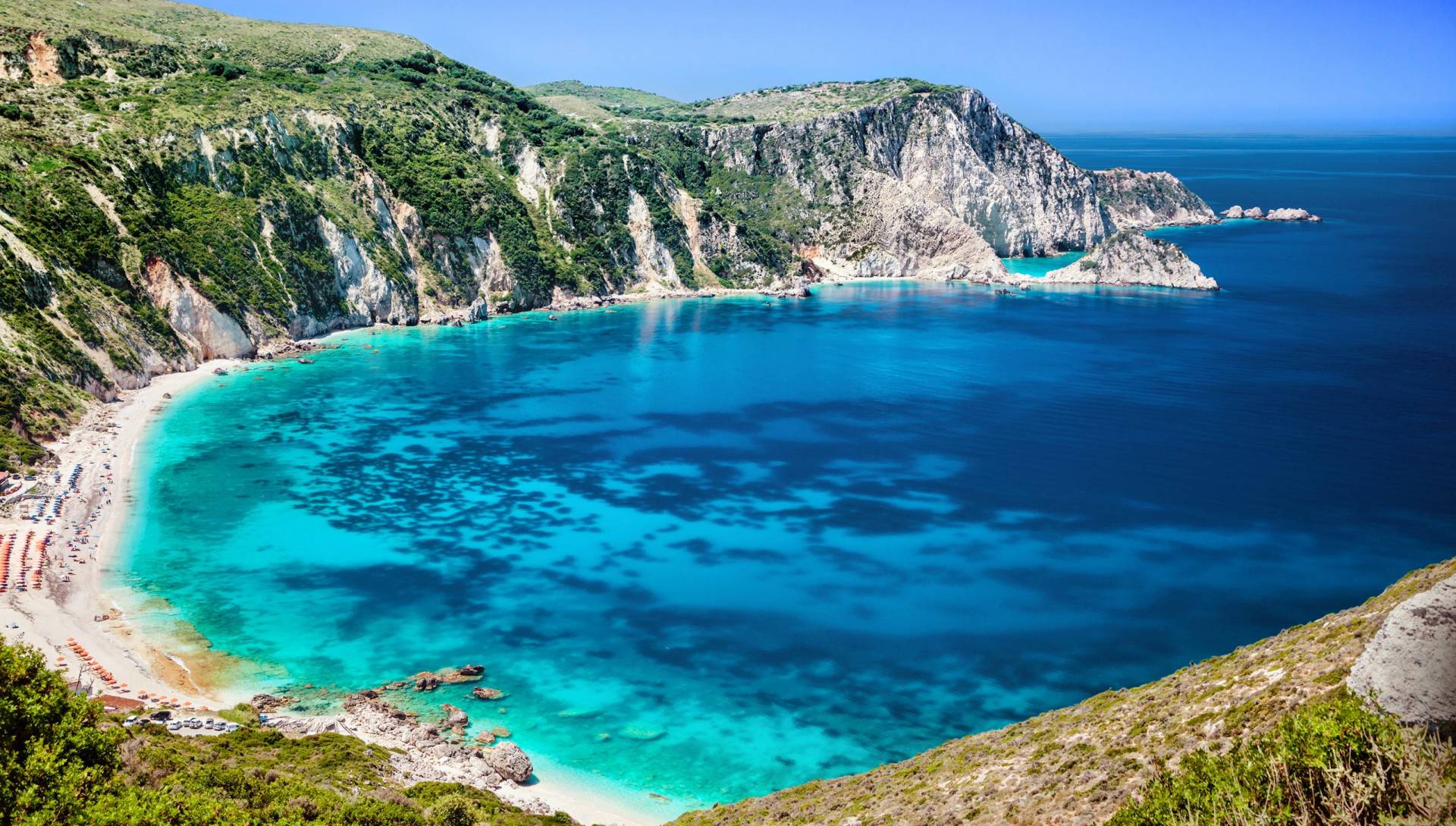 Aquamarine Seas. sunkissed Bays.