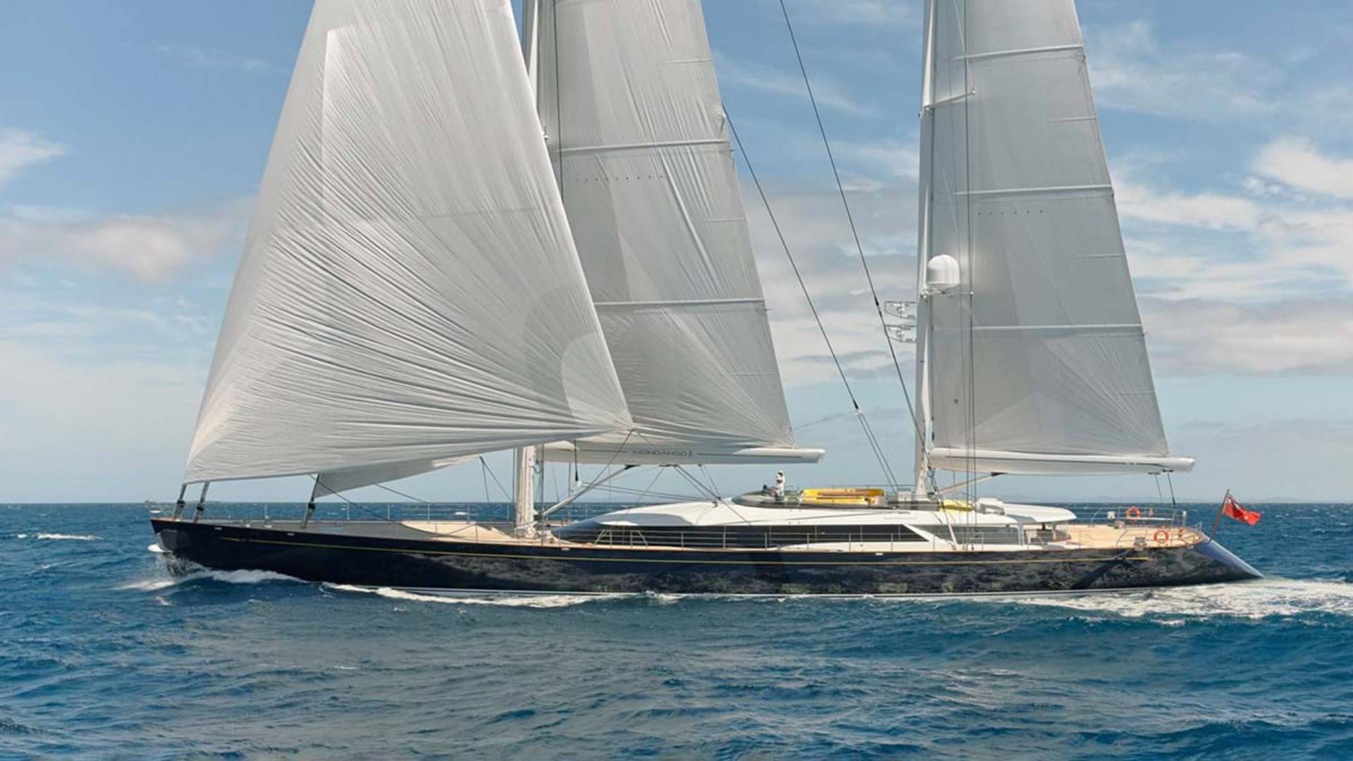 Super Three-Sail Sailboat