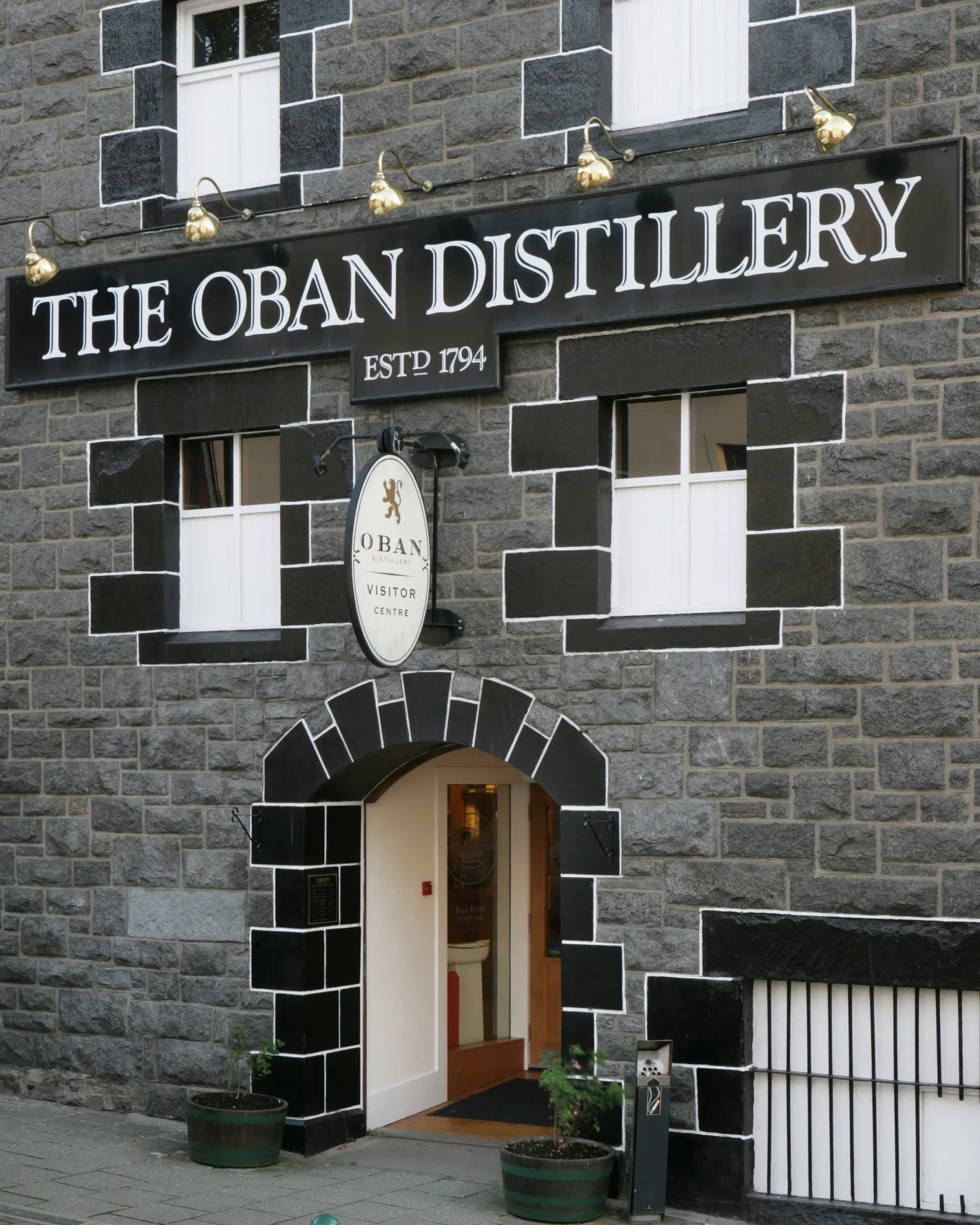 Distillery by sea