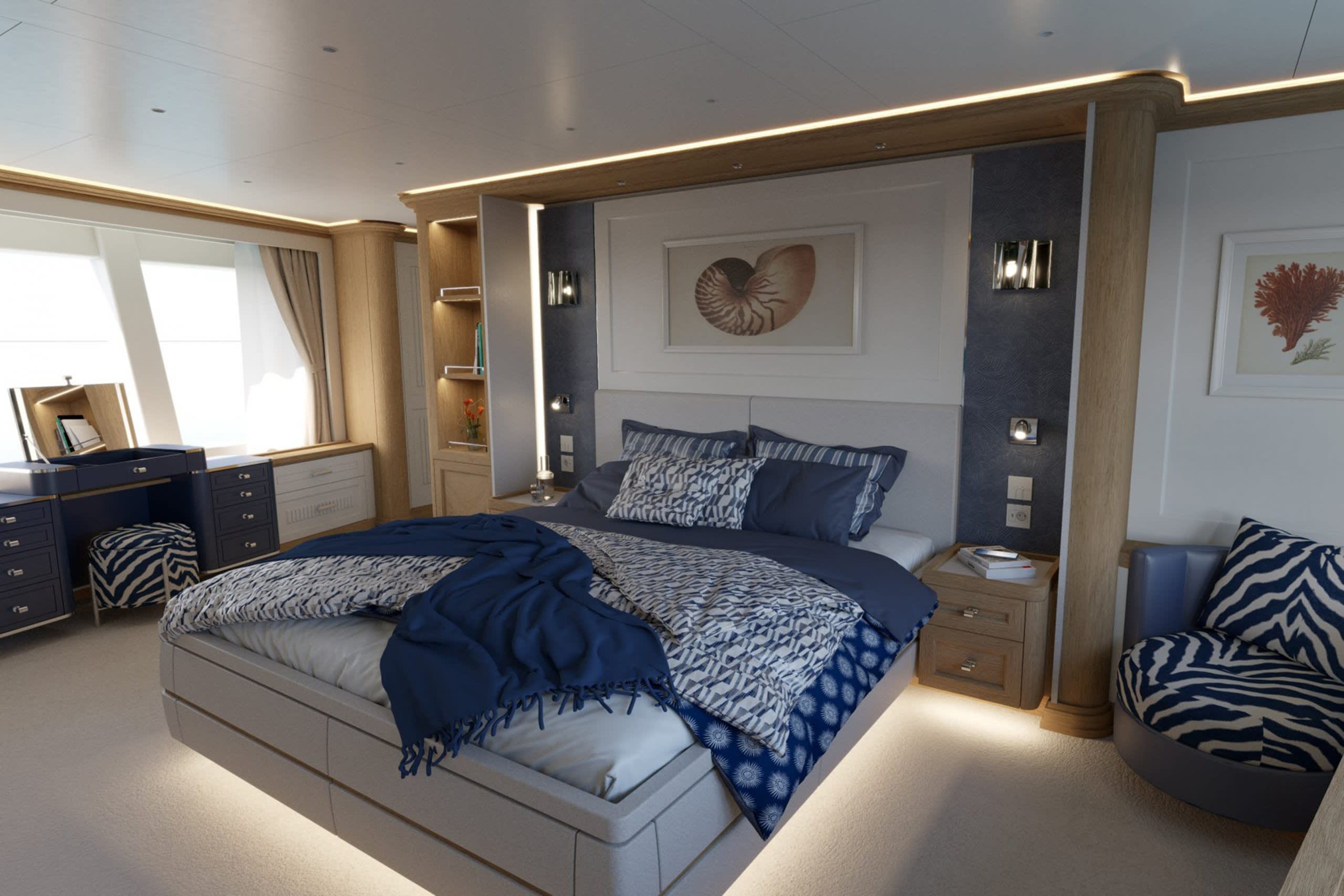 Full-Beam Owner's Cabin