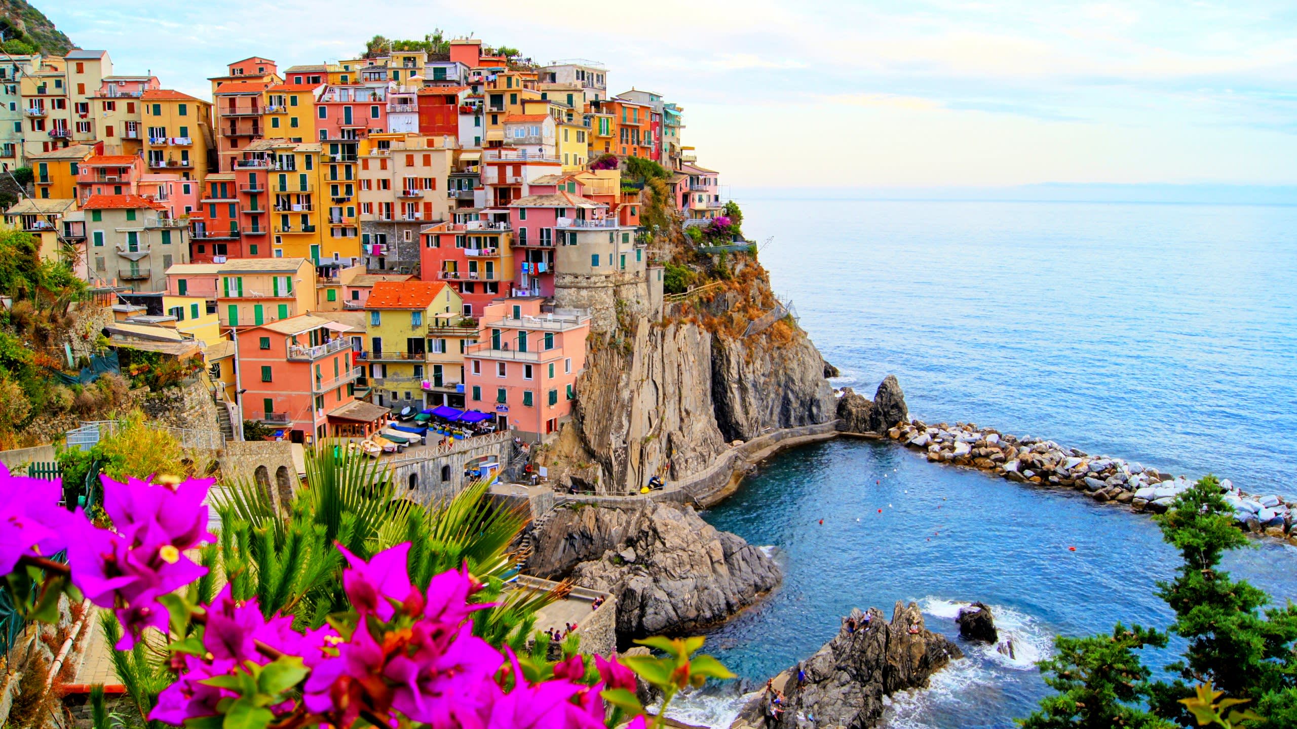 Italian Riviera Coast Of Colour