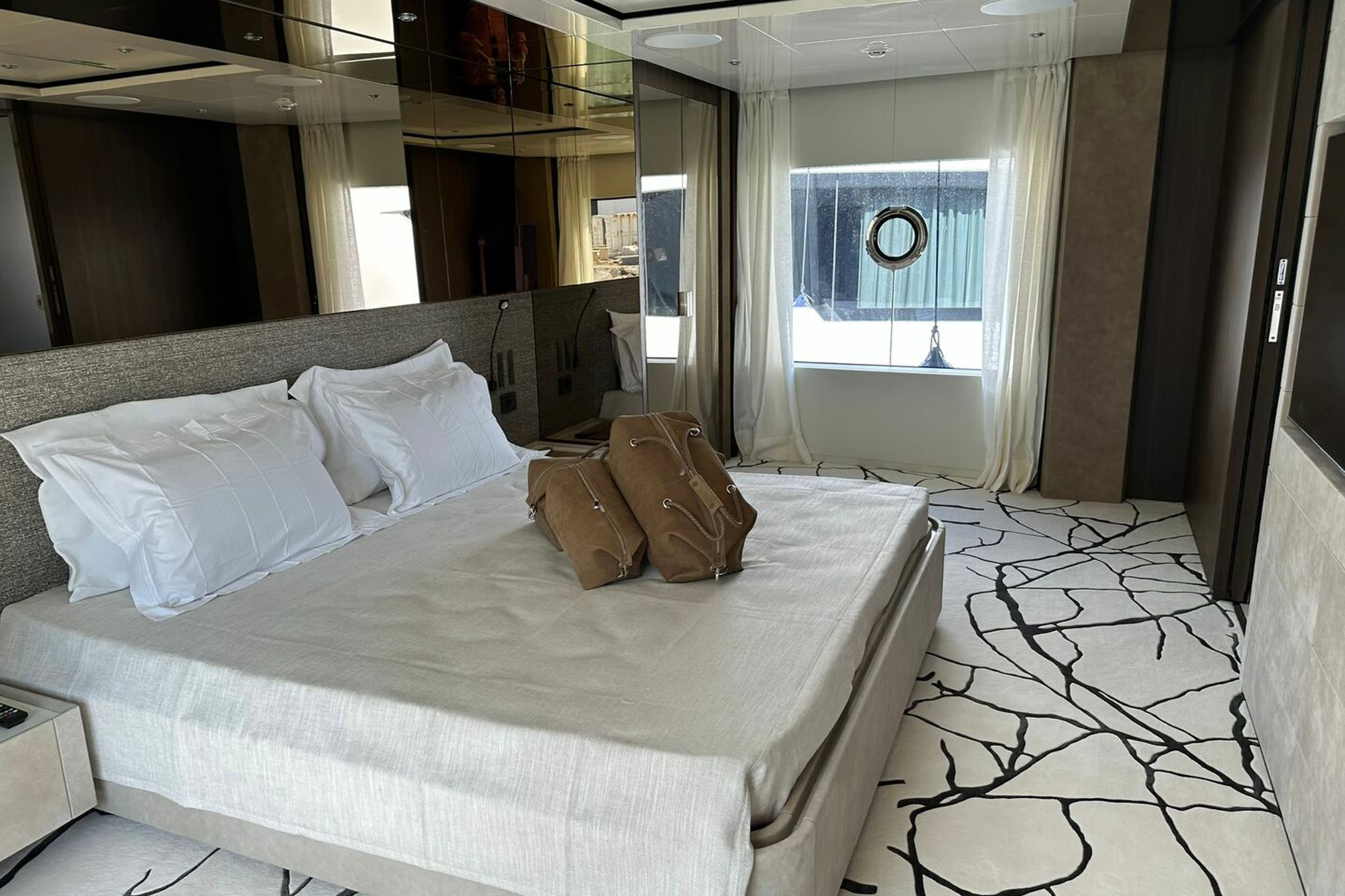 Spacious master suite