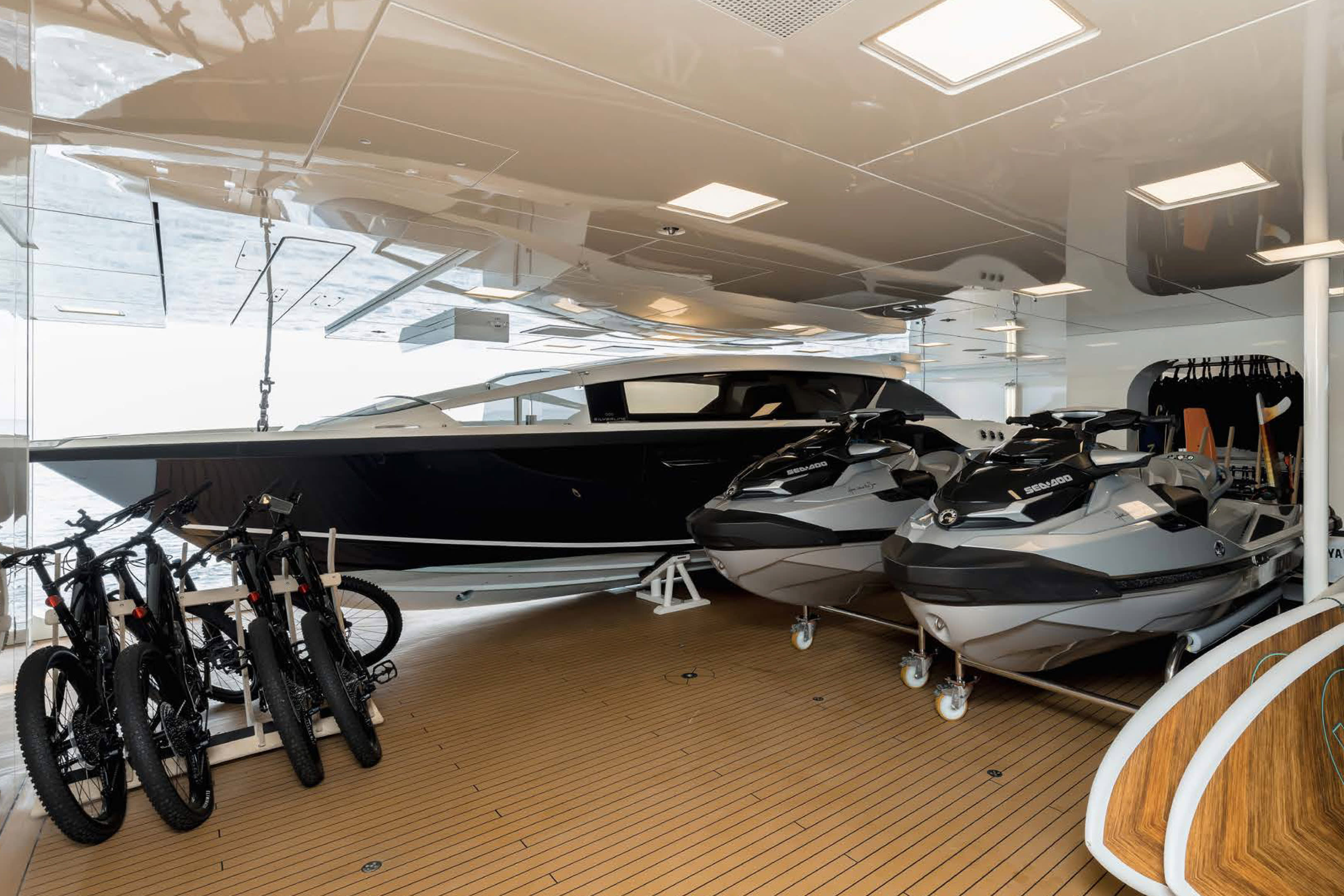 Huge tender garage