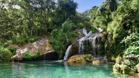 El Nicho Waterfalls