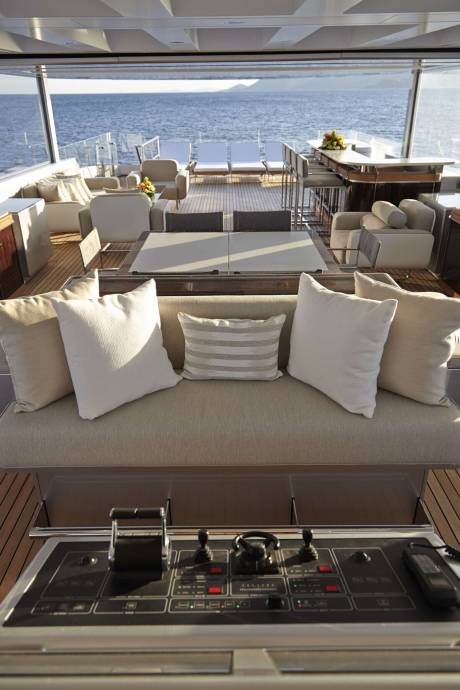 Flexible sun deck