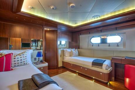Two King-Sized Doubles & Two Twin Staterooms