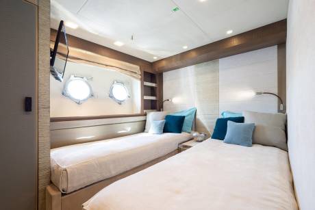 Two Lower Deck Twin Suites