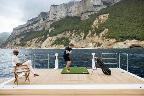 Tee Off at Sea