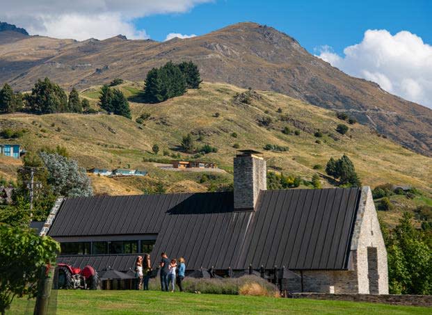 Lunch at Amisfield winery, Queenstown